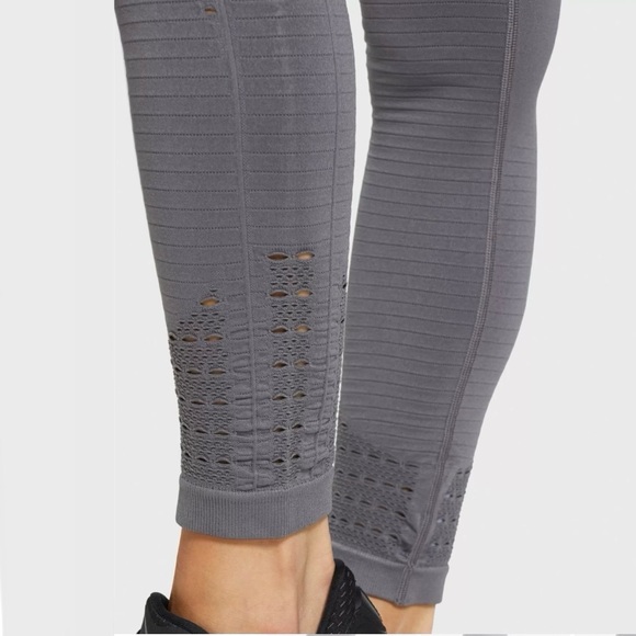 Gymshark Energy Seamless Leggings Gray Size Medium - Picture 4 of 12